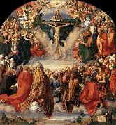 Albrecht Durer The Adoration of the Trinity oil painting